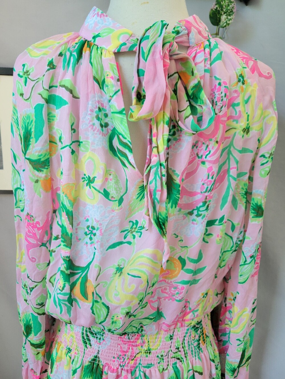 Lilly Pulitzer EllieLynn Long Sleeve Mini Dress Via Amore Spritzer 12 or 14 - Picture 5 of 14